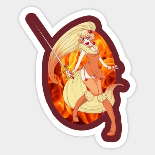 Magical Girl Fox Sticker